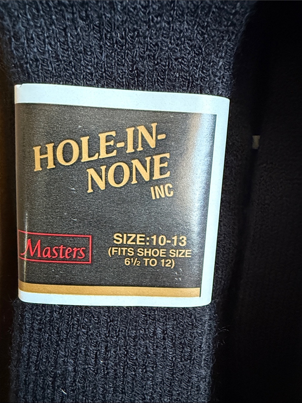 Masters Black Ribbed Dress Socks